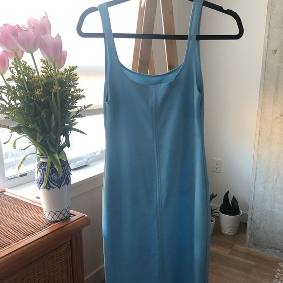 Light blue Zara midi dress - Picture 2 of 4
